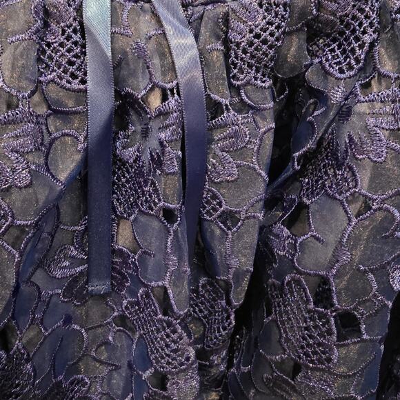 NWT Anthropologie Ruffle-Strap Corset Lace Mini Dress - Picture 5 of 5